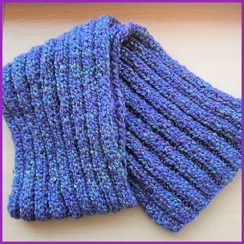 Knitted Fireside Scarf