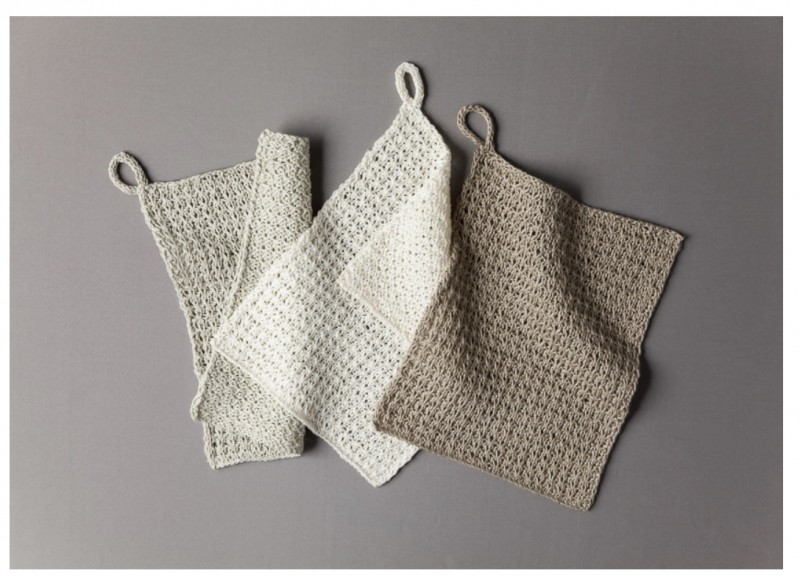 Waffle Stitch Washcloth