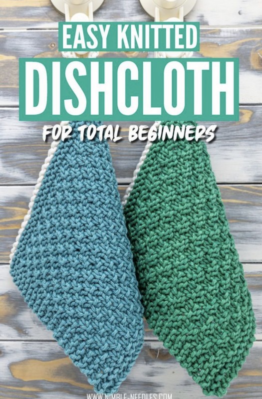 Easy Knit Dishcloth