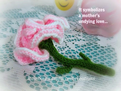 Knitted Beautiful Carnation