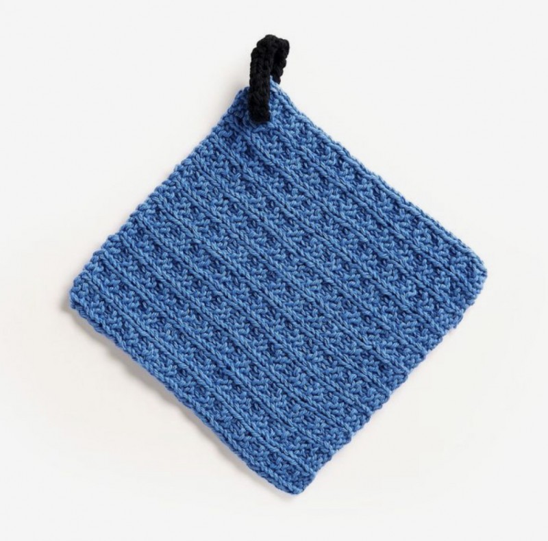 Knit Waffle Dishcloth