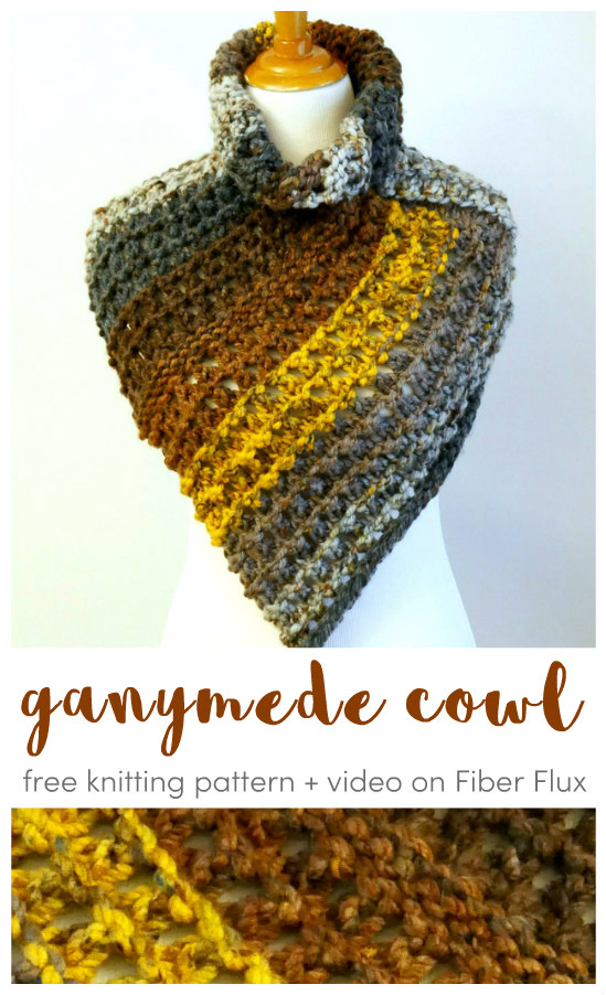 Knitted Ganymede Cowl